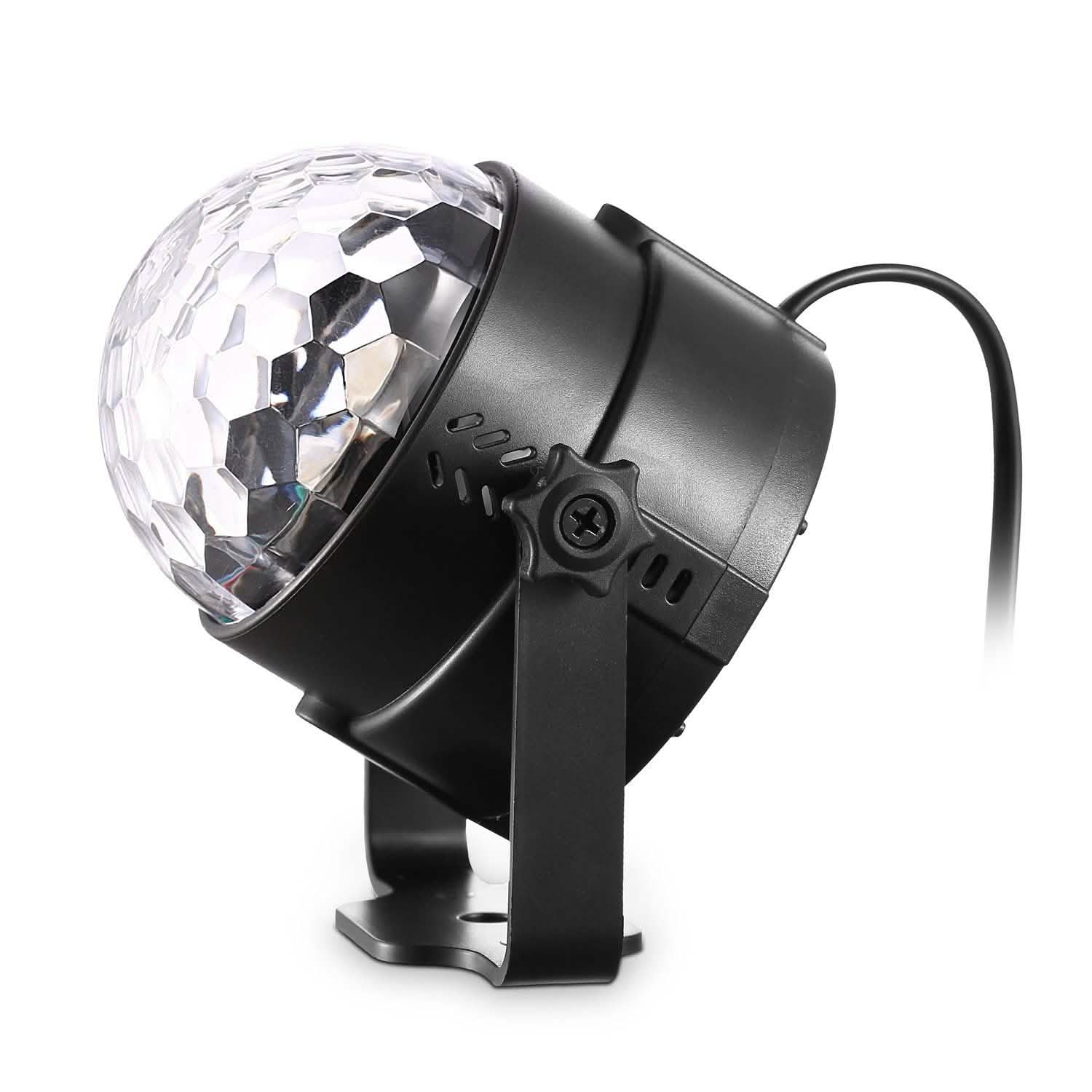 7 Colors Sound Activated Party Lights with Remote Control Indoor Lighting - Tophatter Daily Deals