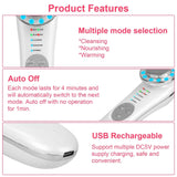 7-in-1 Facial Massager Ultrasonic High Frequency Face Lifting Machine Beauty & Personal Care - Tophatter Daily Deals