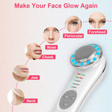 7-in-1 Facial Massager Ultrasonic High Frequency Face Lifting Machine Beauty & Personal Care - Tophatter Daily Deals