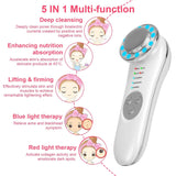 7-in-1 Facial Massager Ultrasonic High Frequency Face Lifting Machine Beauty & Personal Care - Tophatter Daily Deals