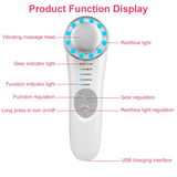 7-in-1 Facial Massager Ultrasonic High Frequency Face Lifting Machine Beauty & Personal Care - Tophatter Daily Deals