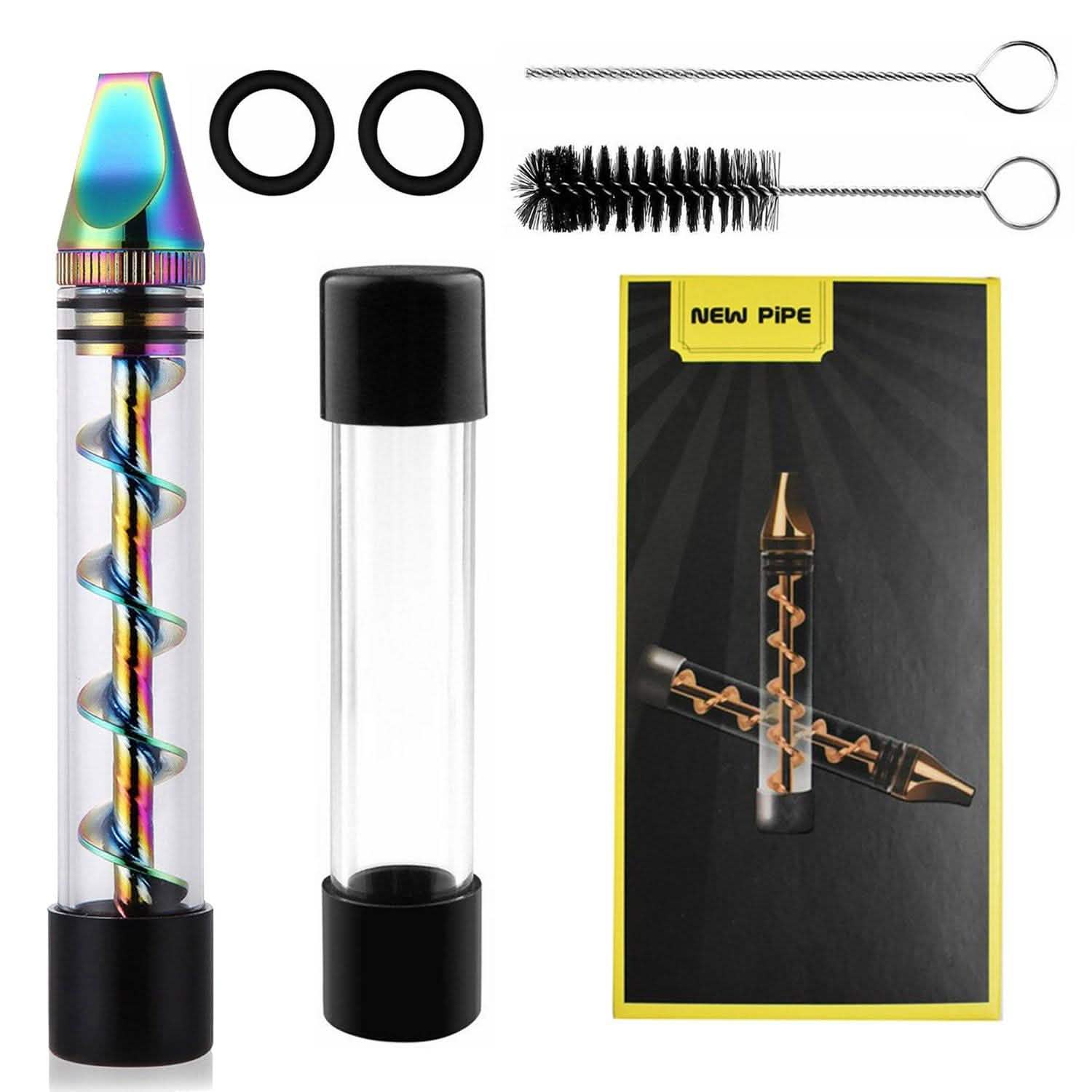 7-in-1 Grinder Blunt Kit with Smoking Metal Tip Cleaning Brush Everything Else - Tophatter Daily Deals