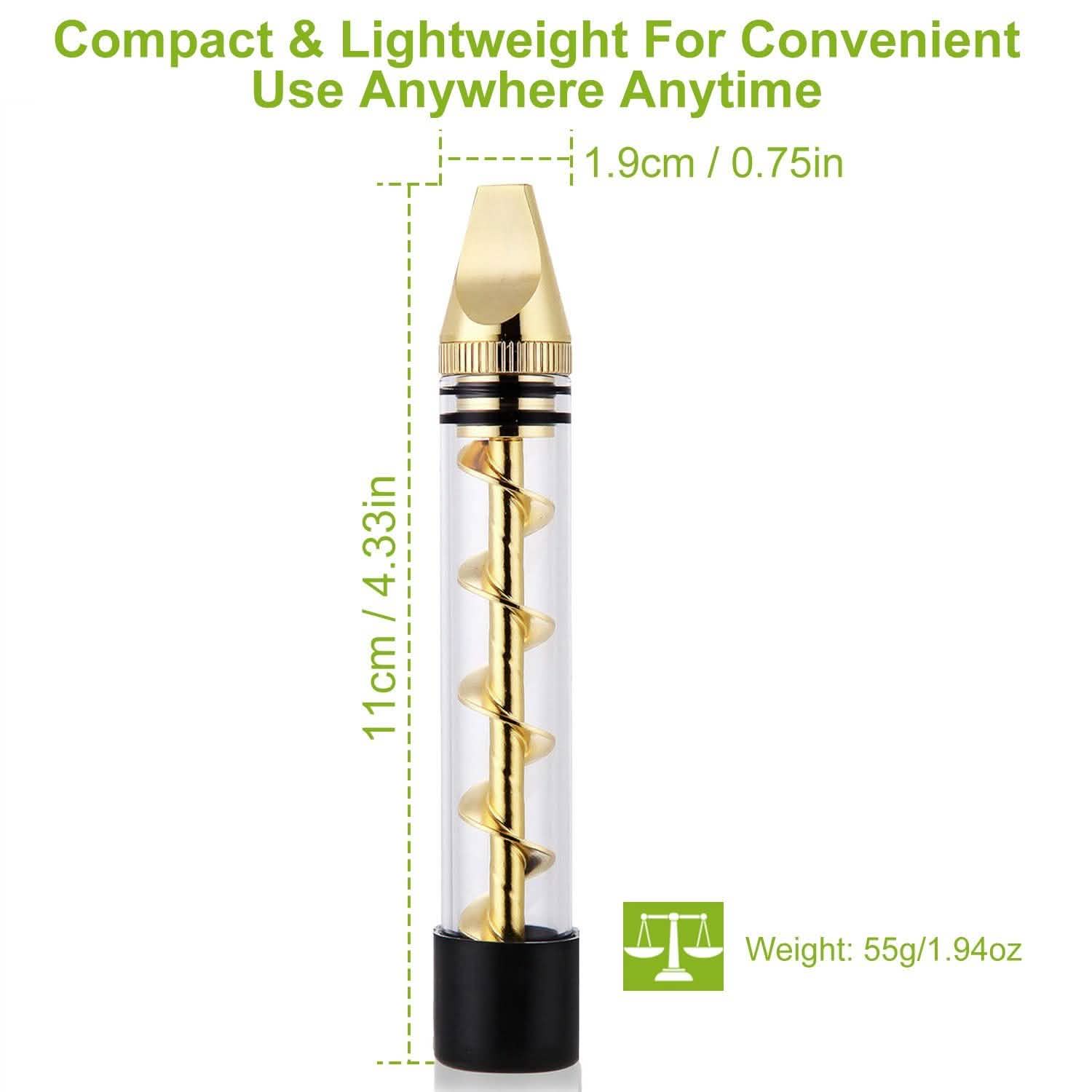 7-in-1 Grinder Blunt Kit with Smoking Metal Tip Cleaning Brush Everything Else - Tophatter Daily Deals