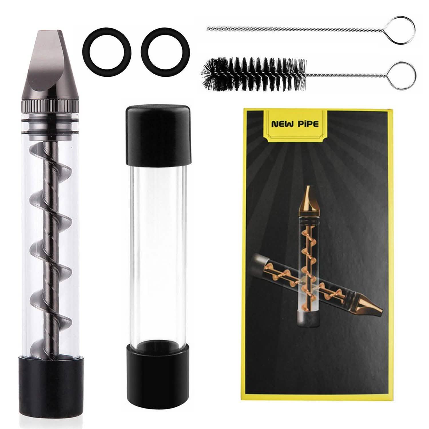 7-in-1 Grinder Blunt Kit with Smoking Metal Tip Cleaning Brush Everything Else - Tophatter Daily Deals