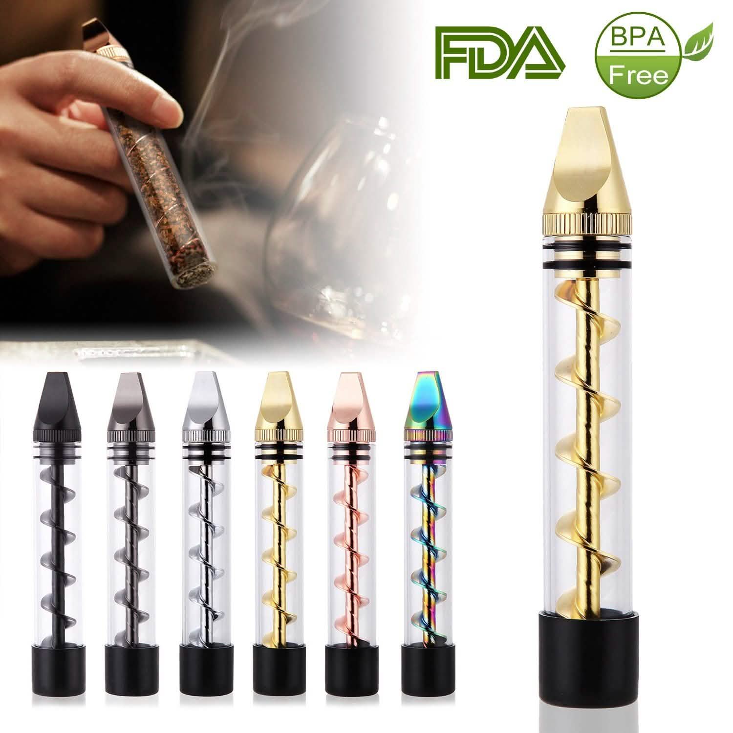 7-in-1 Grinder Blunt Kit with Smoking Metal Tip Cleaning Brush Everything Else - Tophatter Daily Deals