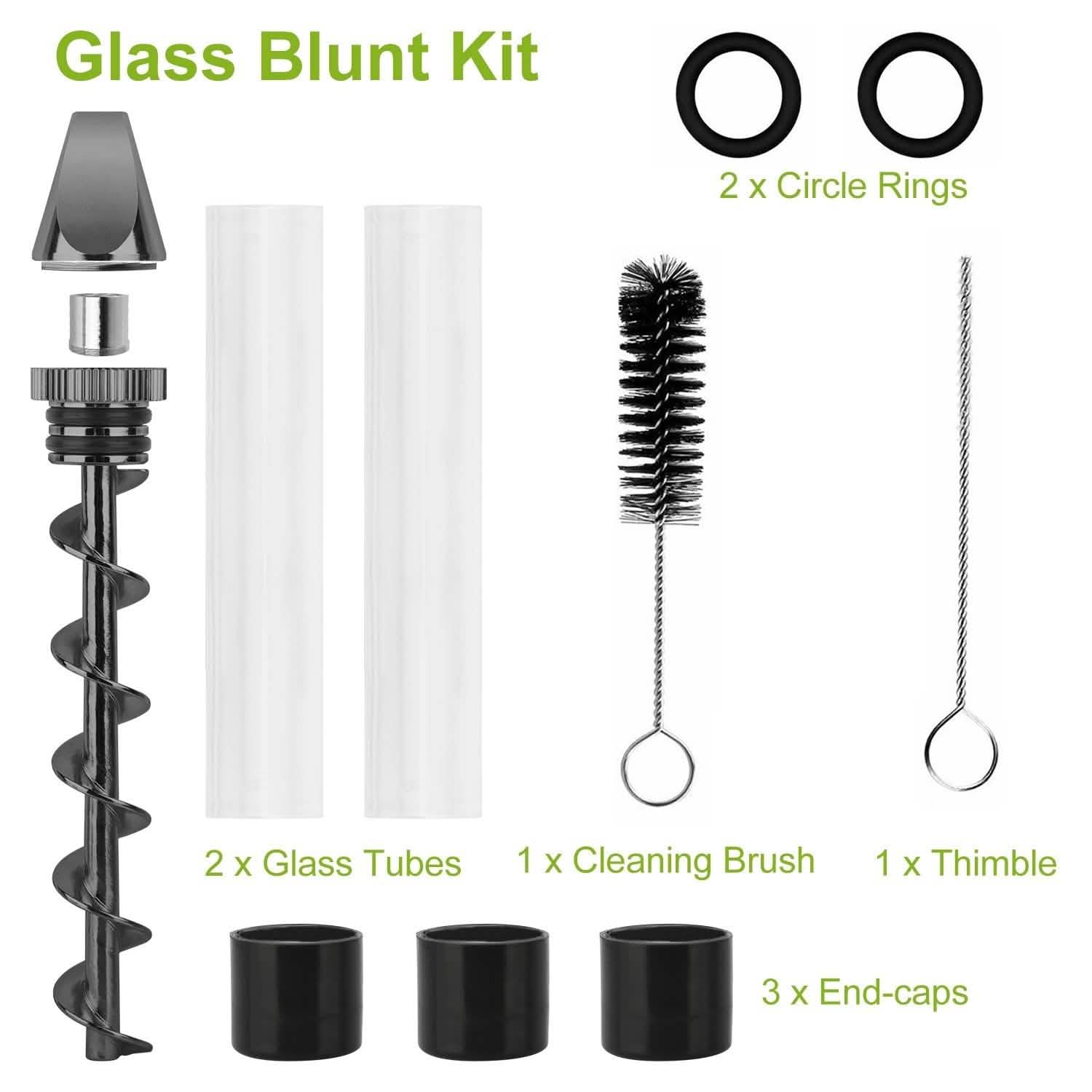 7-in-1 Grinder Blunt Kit with Smoking Metal Tip Cleaning Brush Everything Else - Tophatter Daily Deals