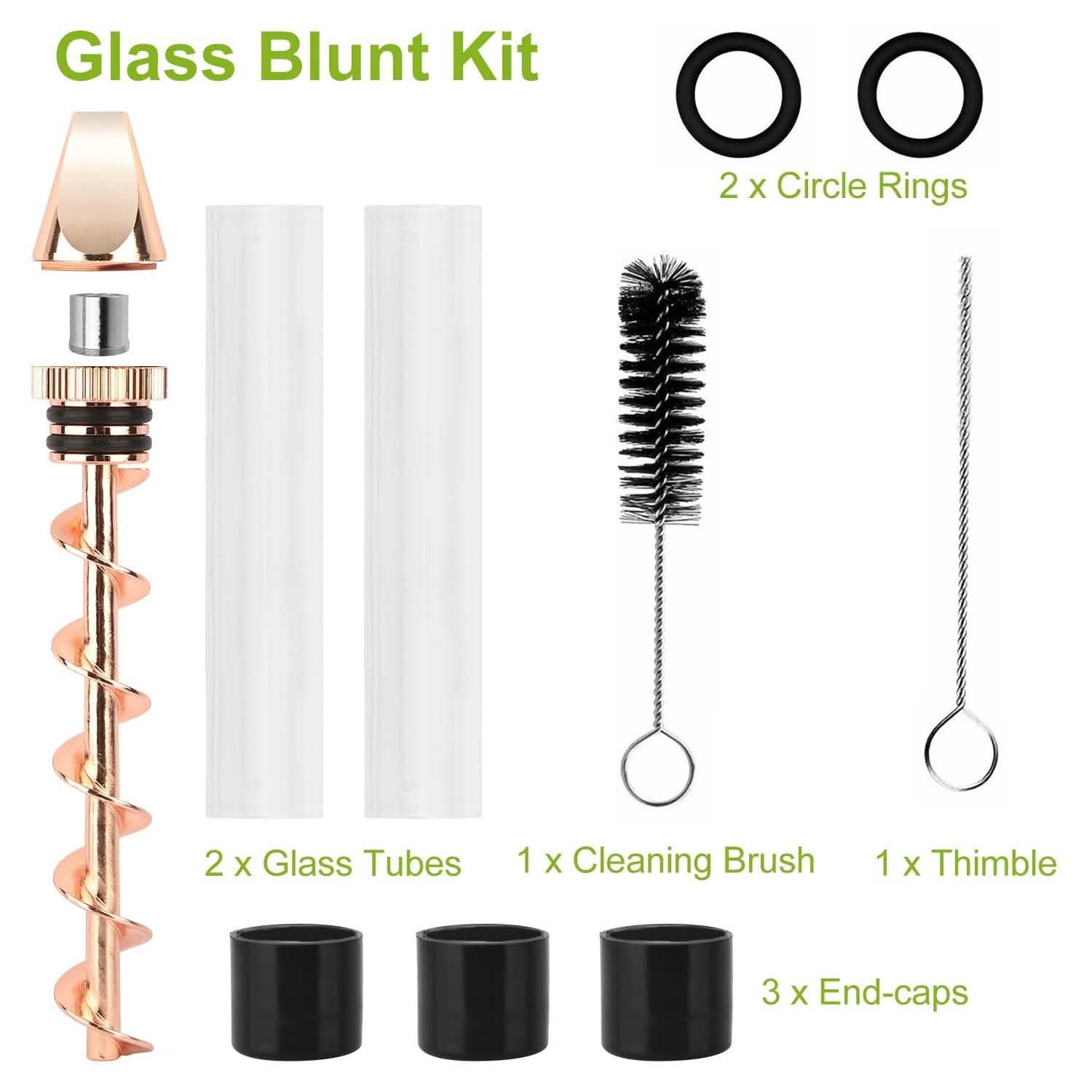 7-in-1 Grinder Blunt Kit with Smoking Metal Tip Cleaning Brush Everything Else - Tophatter Daily Deals