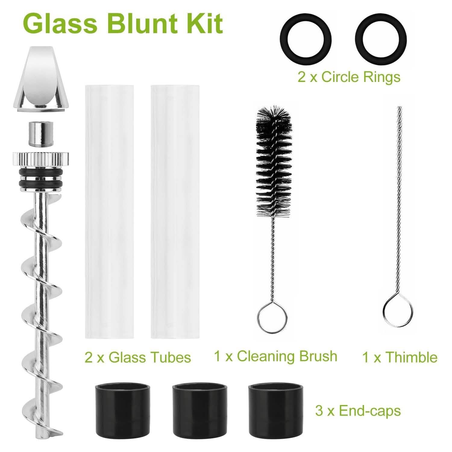 7-in-1 Grinder Blunt Kit with Smoking Metal Tip Cleaning Brush Everything Else - Tophatter Daily Deals