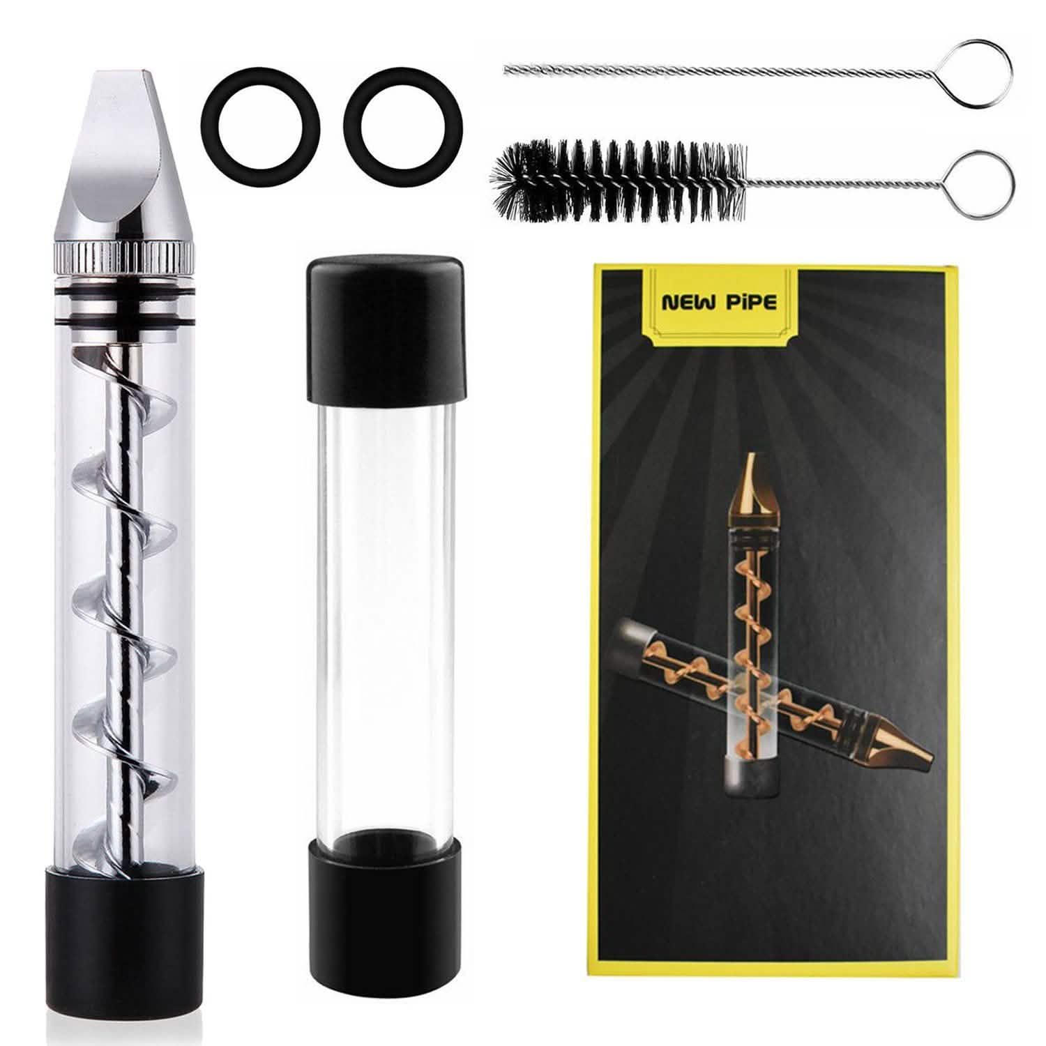 7-in-1 Grinder Blunt Kit with Smoking Metal Tip Cleaning Brush Everything Else - Tophatter Daily Deals