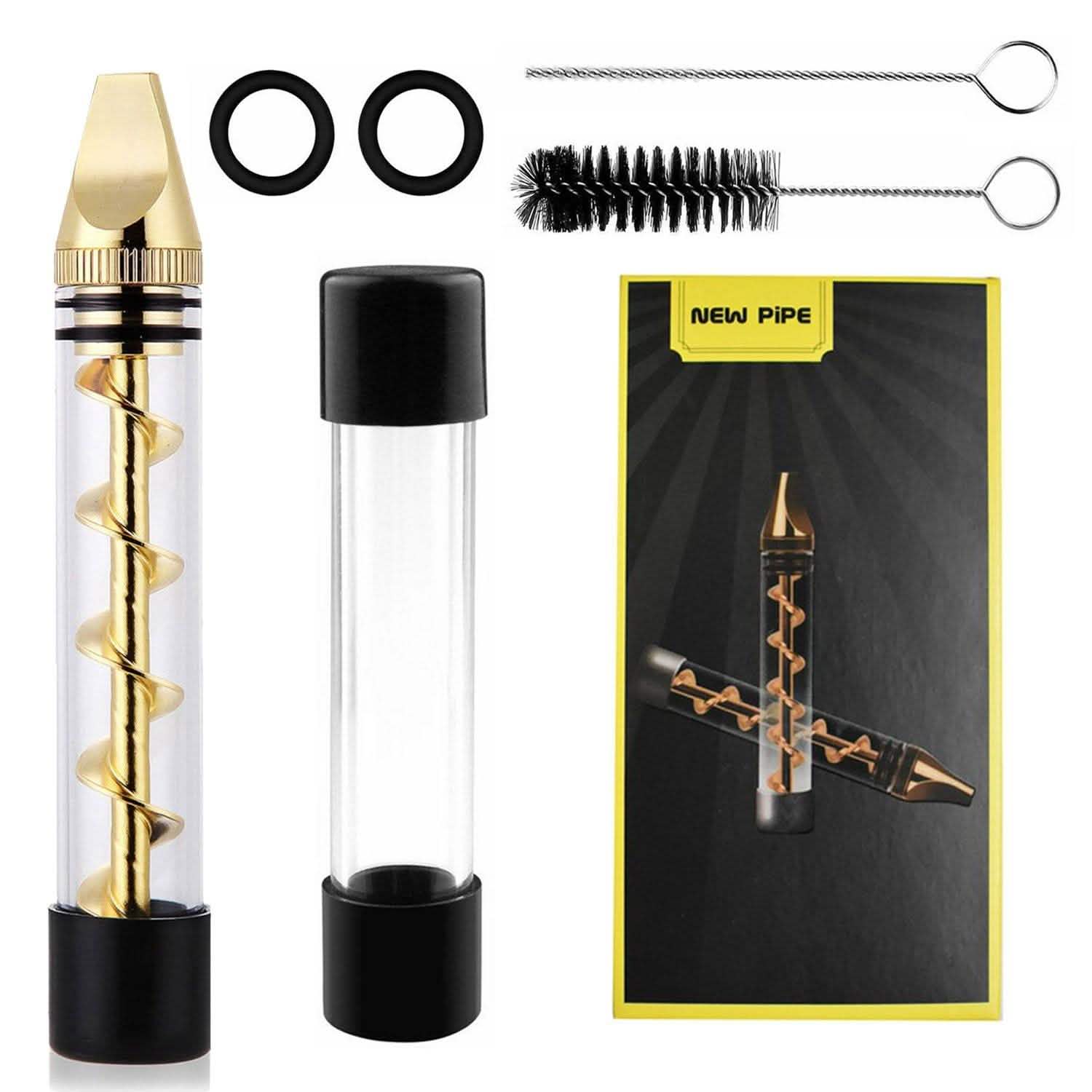 7-in-1 Grinder Blunt Kit with Smoking Metal Tip Cleaning Brush Everything Else - Tophatter Daily Deals
