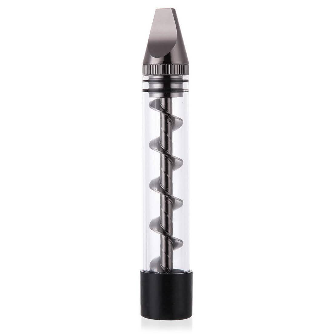 7-in-1 Grinder Blunt Kit with Smoking Metal Tip Cleaning Brush Gun Metal Everything Else - Tophatter Daily Deals