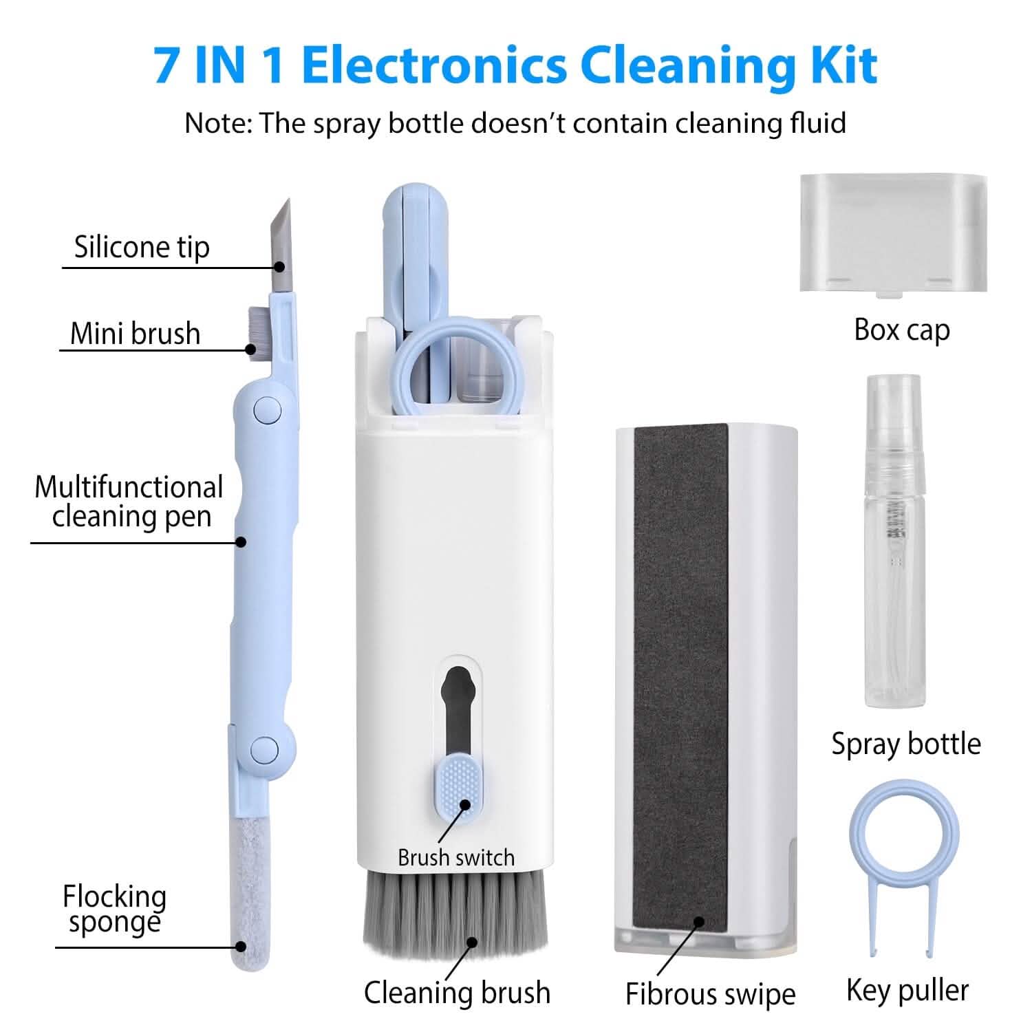 7-in-1 Laptop Keyboard Dust Cleaner Brush Everything Else - Tophatter Daily Deals