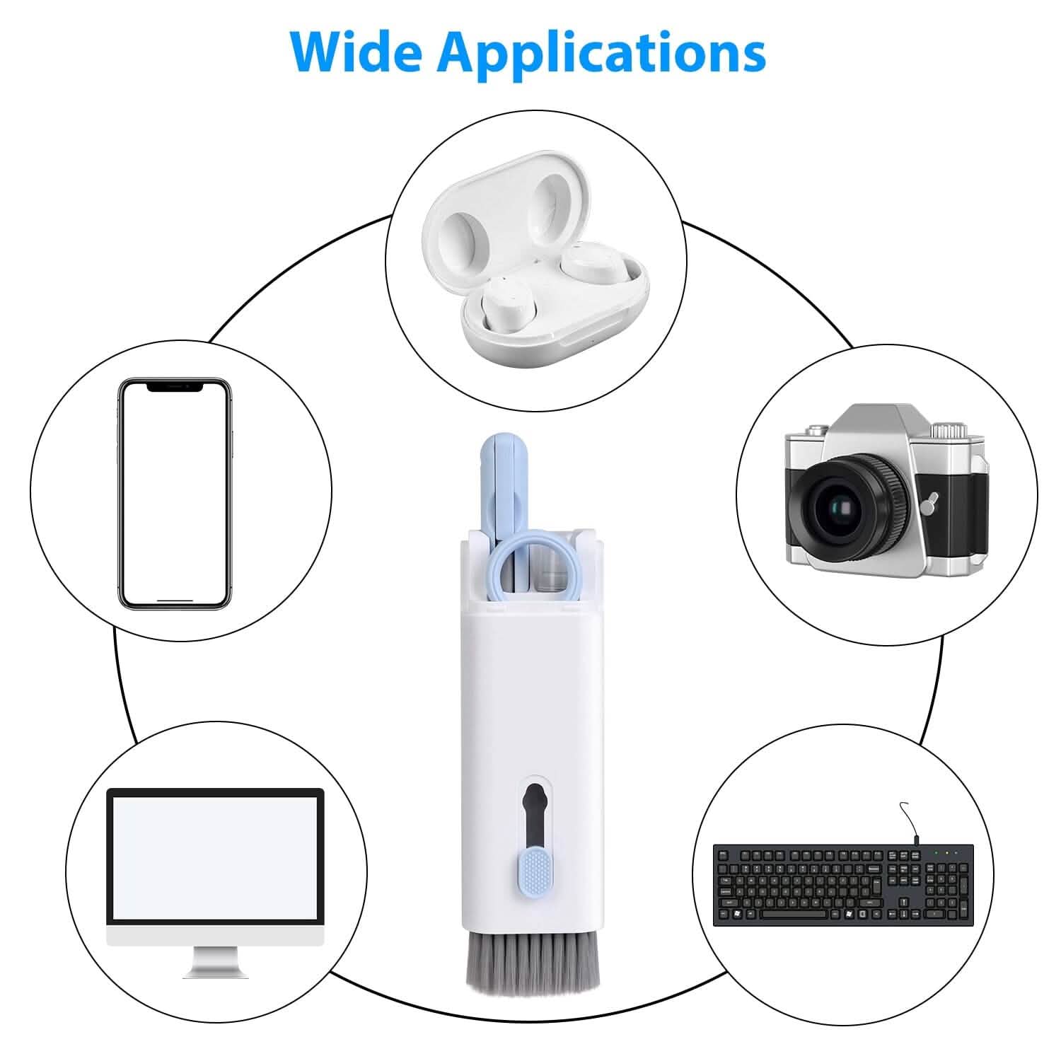 7-in-1 Laptop Keyboard Dust Cleaner Brush Everything Else - Tophatter Daily Deals