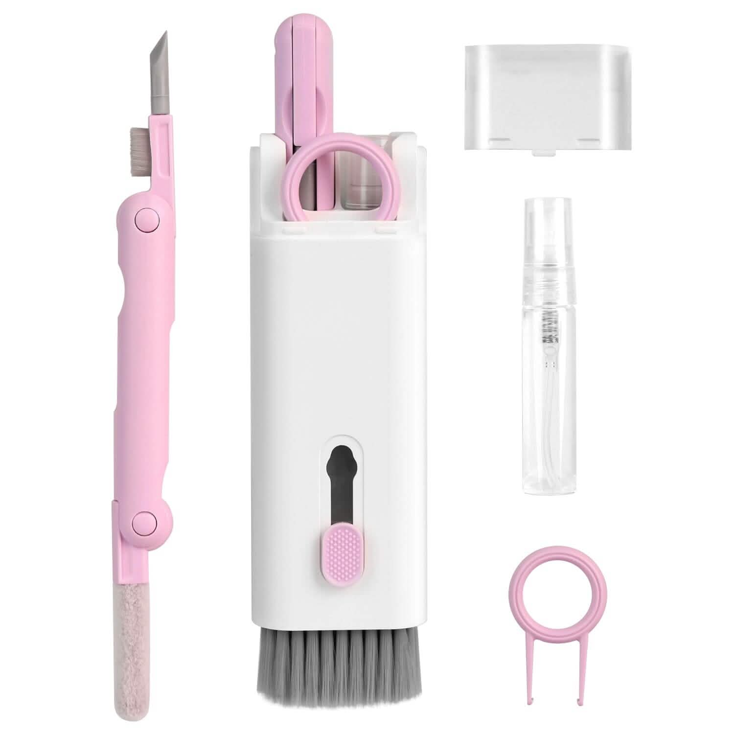 7-in-1 Laptop Keyboard Dust Cleaner Brush Pink Everything Else - Tophatter Daily Deals