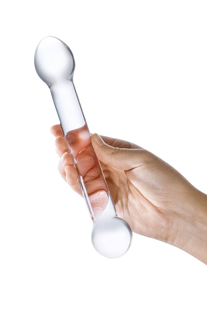Gläs - Curved 7" Glass G Spot Stimulator Dildo - Clear Sex Toy - Tophatter Daily Deals