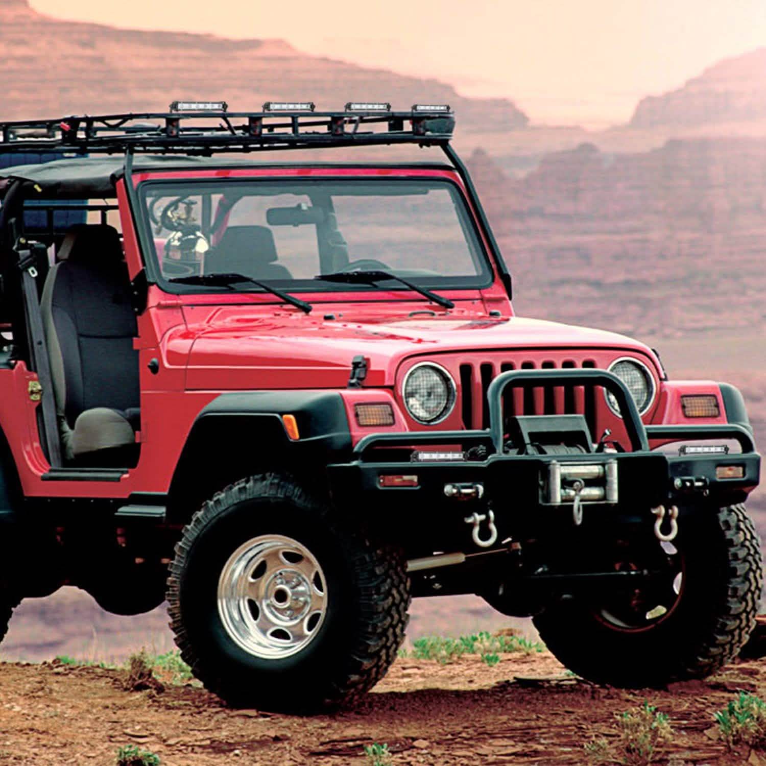 7" LED Light Bar Single Row Offroad Spot Lights Automotive - Tophatter Daily Deals