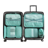 7-Pack: Travel Storage Bag Teal Storage & Organization - Tophatter Daily Deals