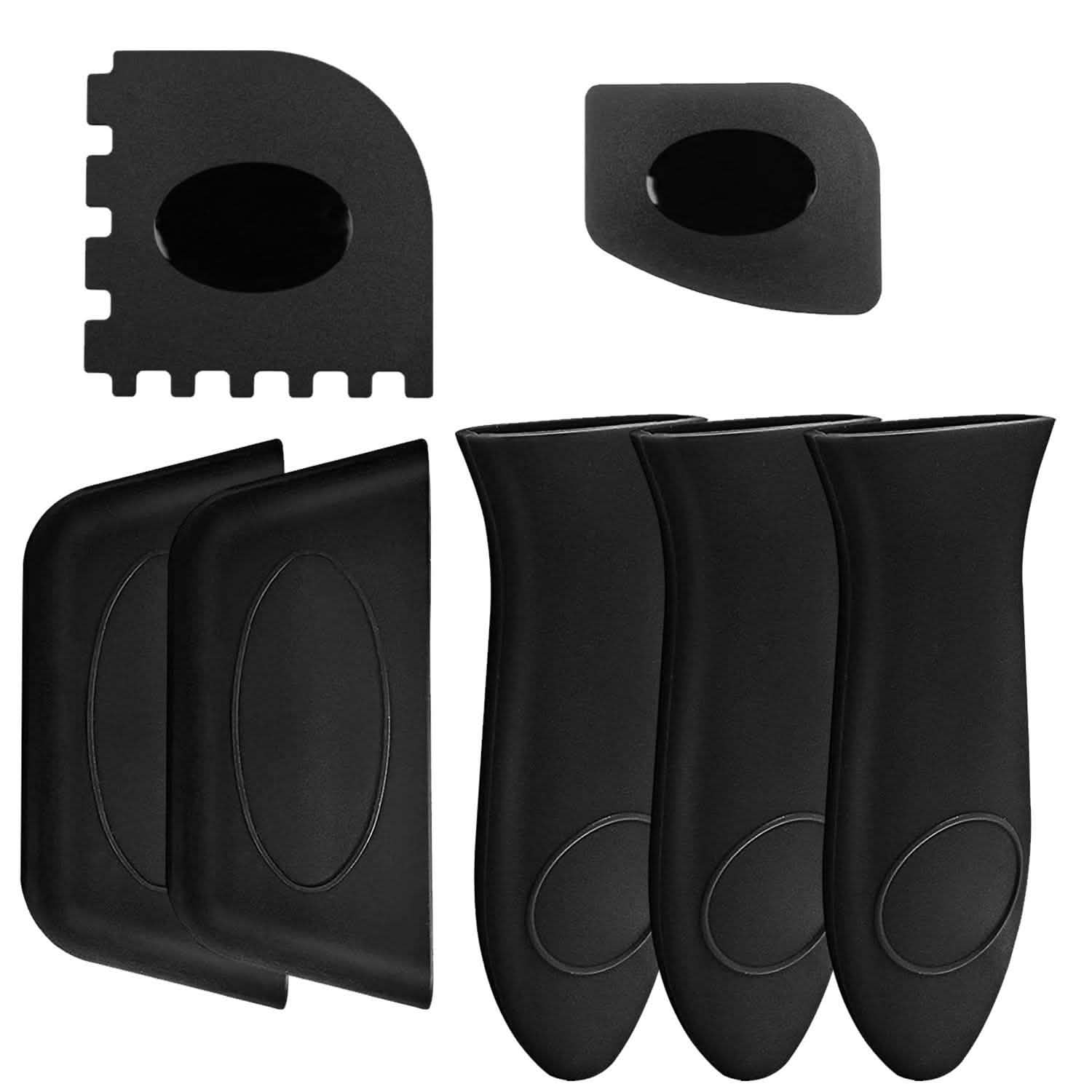 7-Piece: Silicone Hot Handle Holder Kitchen Tools & Gadgets - Tophatter Daily Deals