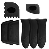 7-Piece: Silicone Hot Handle Holder Kitchen Tools & Gadgets - Tophatter Daily Deals