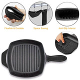 7-Piece: Silicone Hot Handle Holder Kitchen Tools & Gadgets - Tophatter Daily Deals