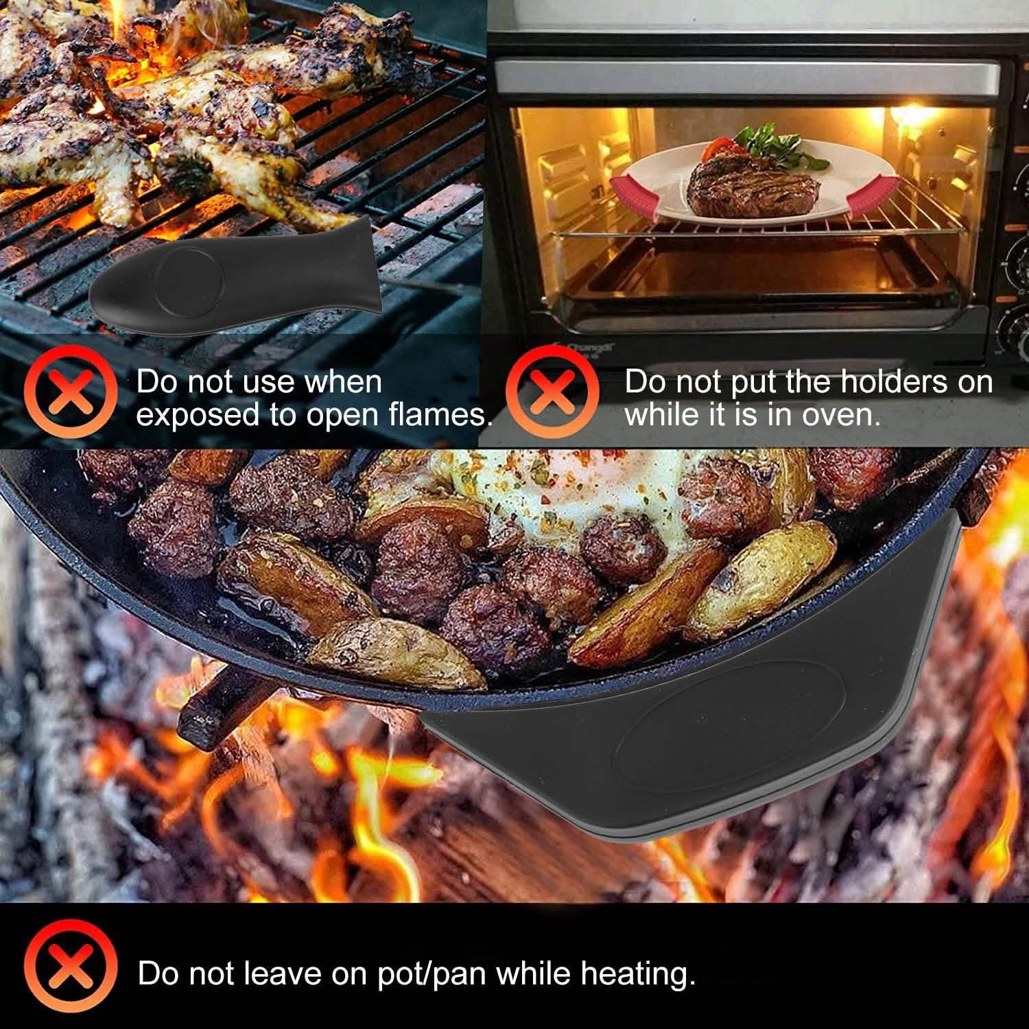 7-Piece: Silicone Hot Handle Holder Kitchen Tools & Gadgets - Tophatter Daily Deals