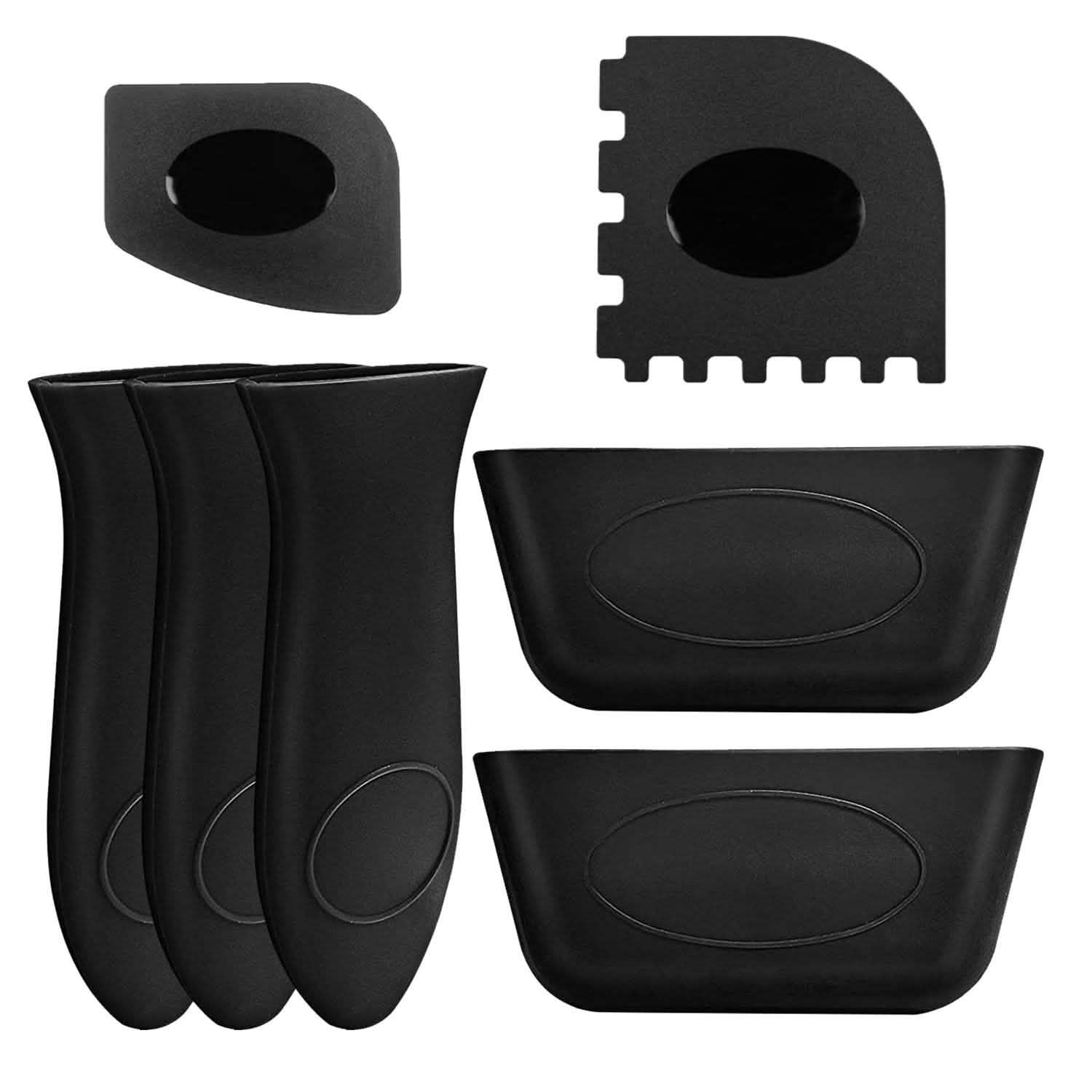 7-Piece: Silicone Hot Handle Holder Kitchen Tools & Gadgets - Tophatter Daily Deals