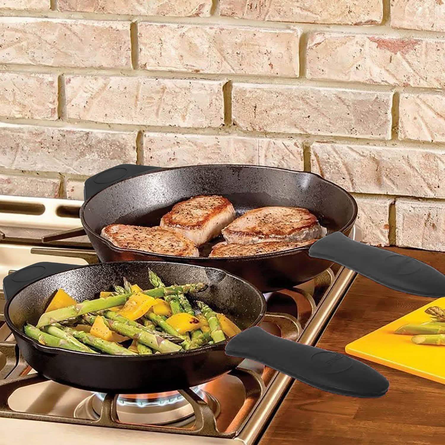 7-Piece: Silicone Hot Handle Holder Kitchen Tools & Gadgets - Tophatter Daily Deals