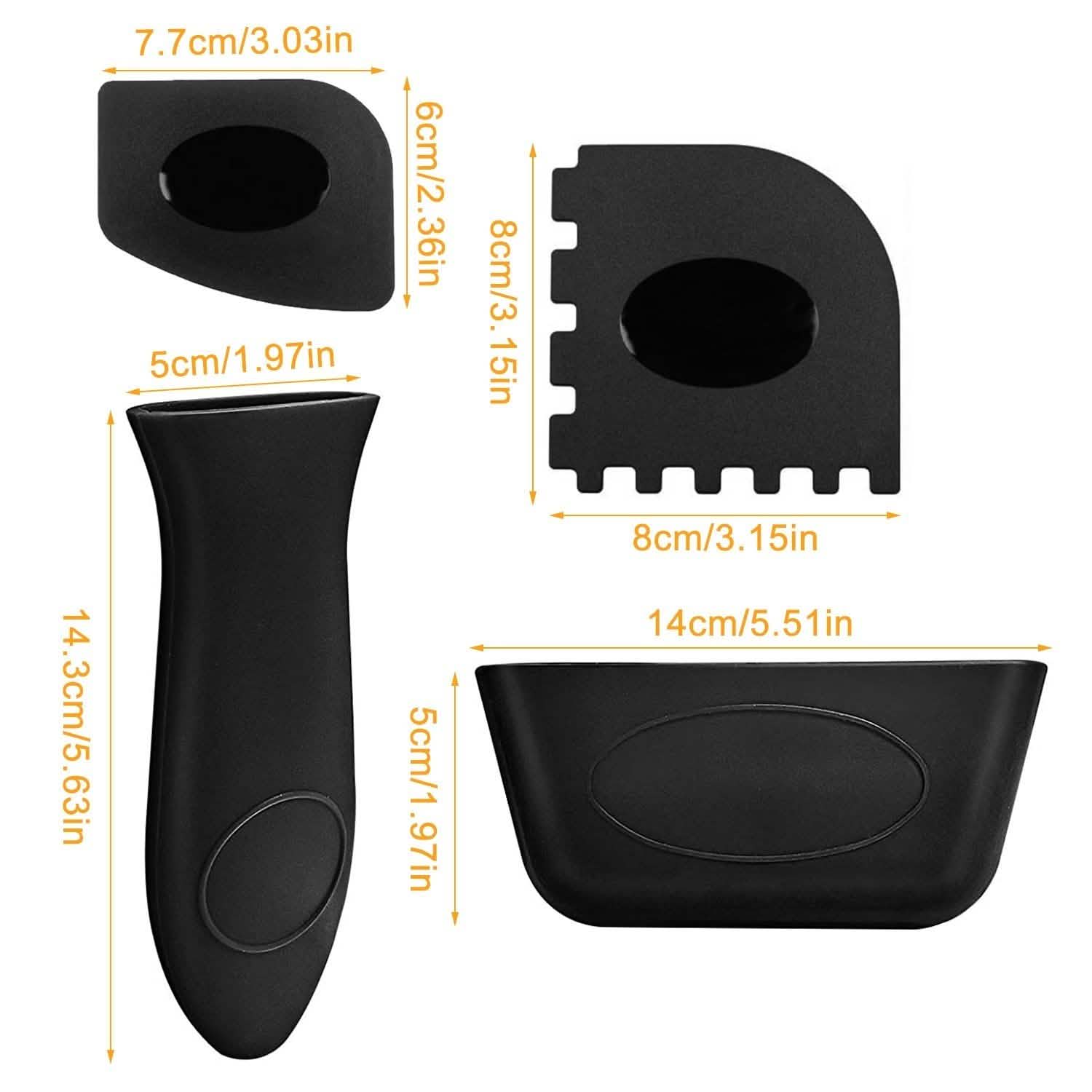 7-Piece: Silicone Hot Handle Holder Kitchen Tools & Gadgets - Tophatter Daily Deals