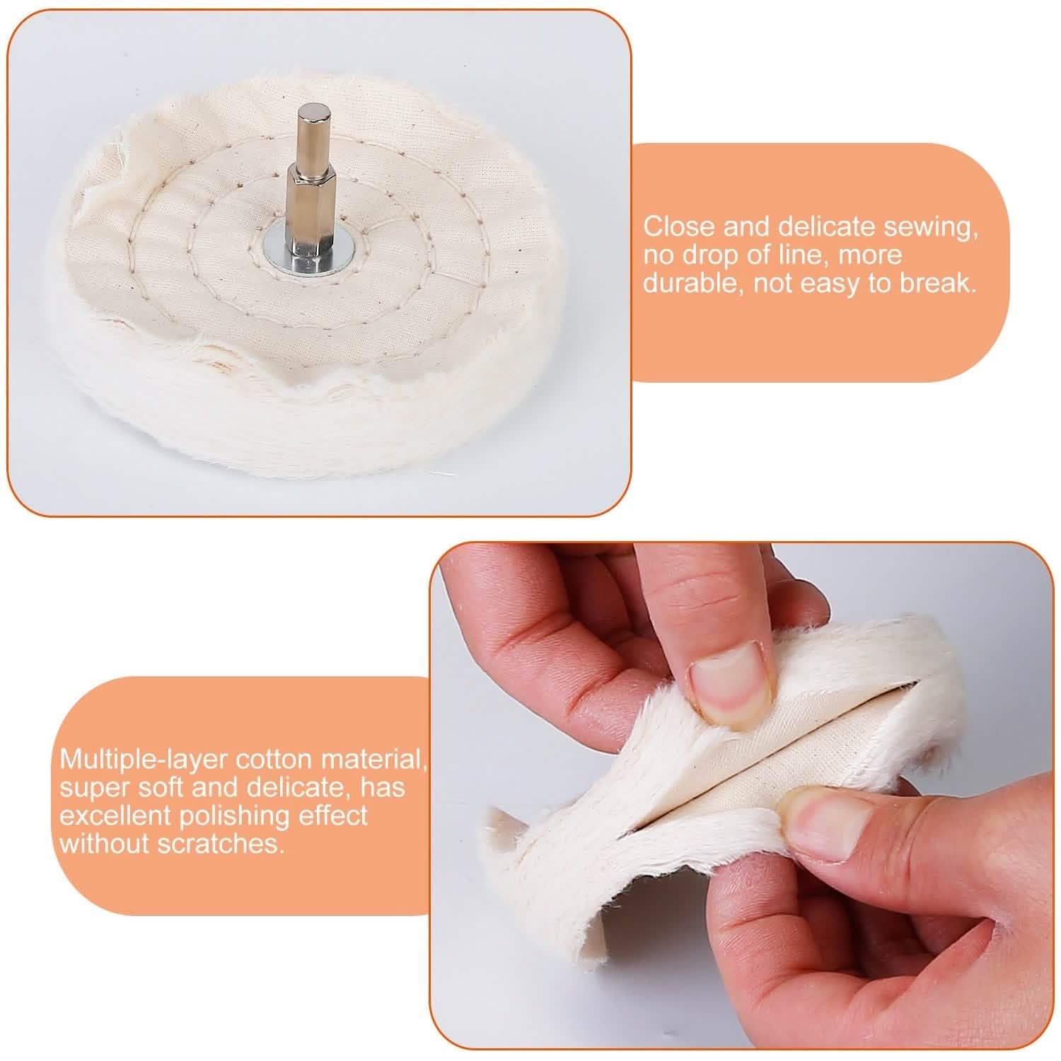 7-Pieces Set: Wheels Polishing Pads Car Buffing Automotive - Tophatter Daily Deals