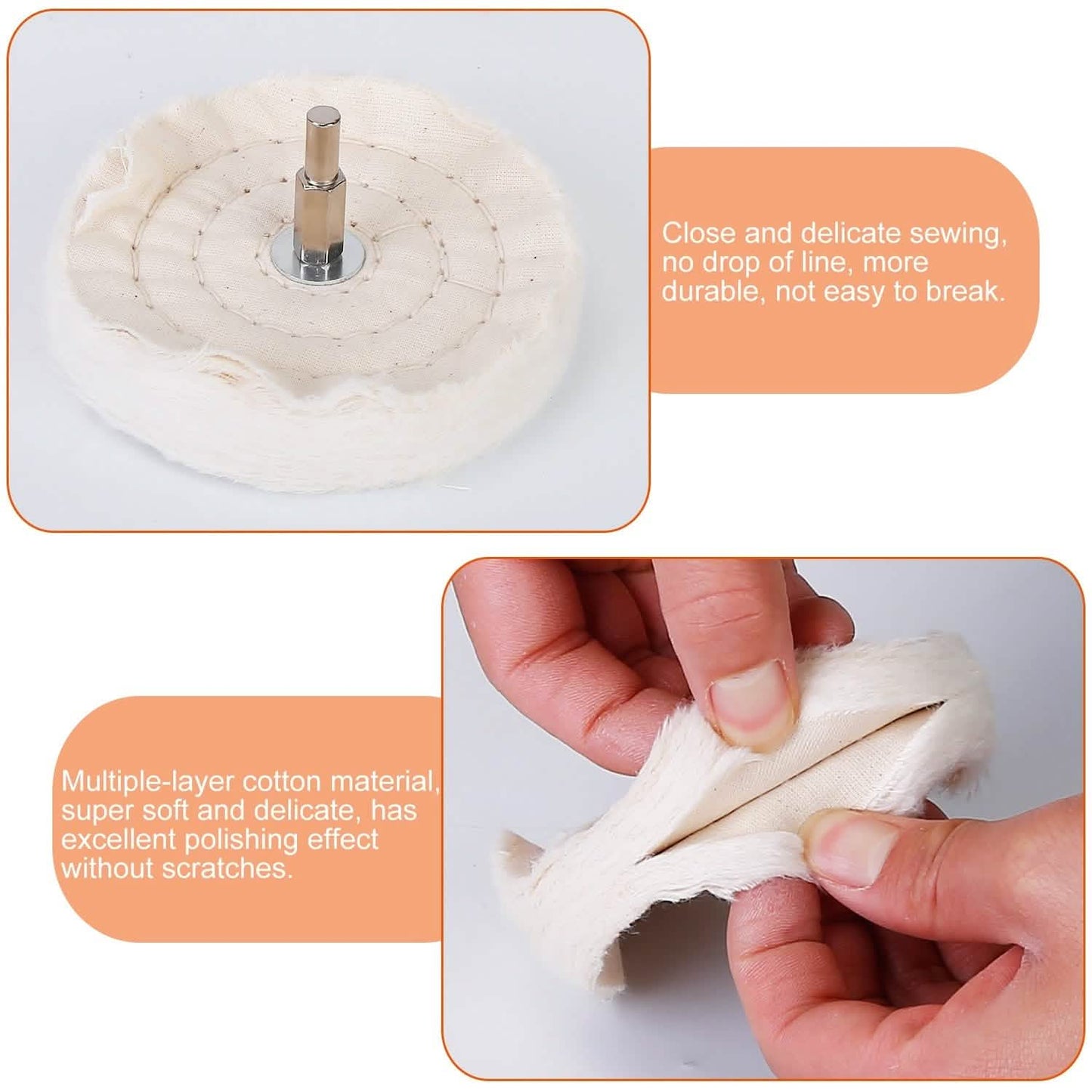 7-Pieces Set: Wheels Polishing Pads Car Buffing Automotive - Tophatter Daily Deals