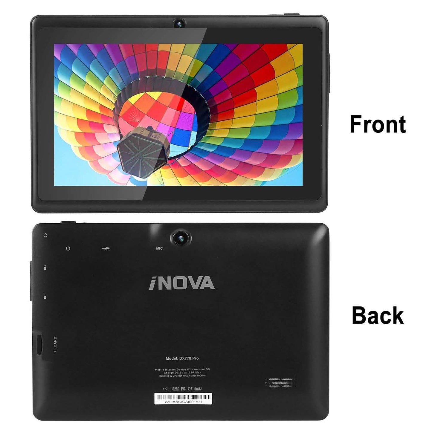7" Touchscreen Wi-Fi Android Tablet Tablets - Tophatter Daily Deals