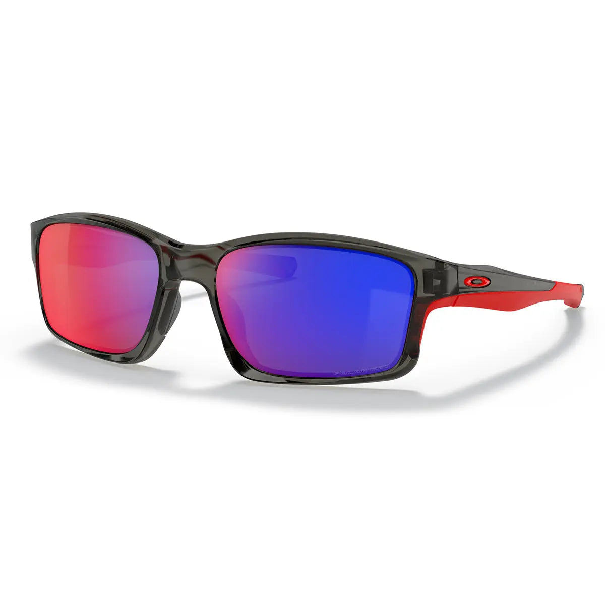 Oakley Men's MPH Chainlink Polarized Sunglasses Grey Smoke Red O S Sunglasses - Tophatter Daily Deals