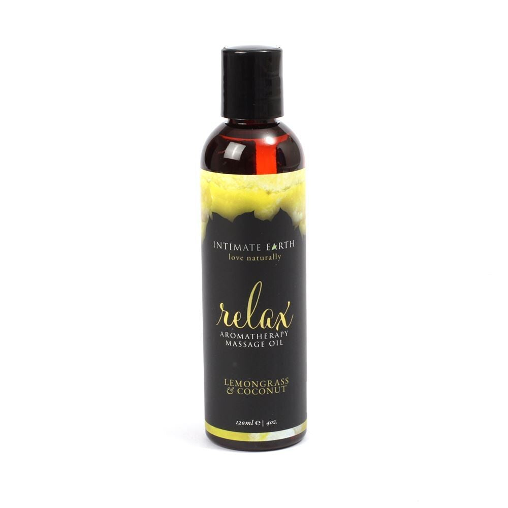 Intimate Earth Lemongrass and Coconut Massage Oil – 120ml Body Oil > Essentials > Massage Oil - Tophatter Daily Deals