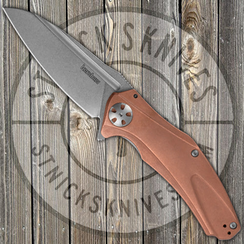 Kershaw - Natrix - XL Copper - Sub-Frame Lock - Copper Scales - CPM-D2 - 7008CU Knives - Tophatter Daily Deals