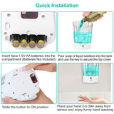 700ML Automatic Soap Dispenser Bath - Tophatter Daily Deals