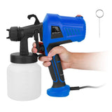 700W Electric Paint Sprayer Handheld HVLP Spray Painter Blue Home Improvement - Tophatter Daily Deals
