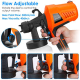 700W Electric Paint Sprayer Handheld with 3 Spray Patterns 800ml Home Improvement - Tophatter Daily Deals