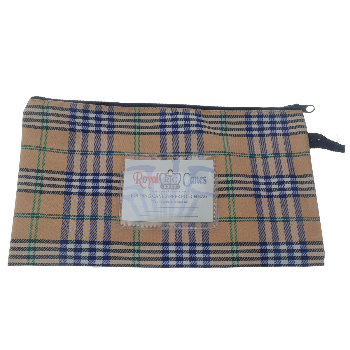 Compact Mini Folding Cane Zipper Bag 12"x6.25" - Must-Have! Folding Cane Pouch Bags - Tophatter Daily Deals
