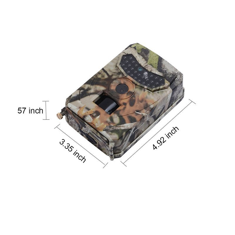 1080P Trail Camera Hunting Game Camera Outdoor Wildlife Scouting Camera PIR Sensor Infrared Night Vision 0 - Tophatter Daily Deals