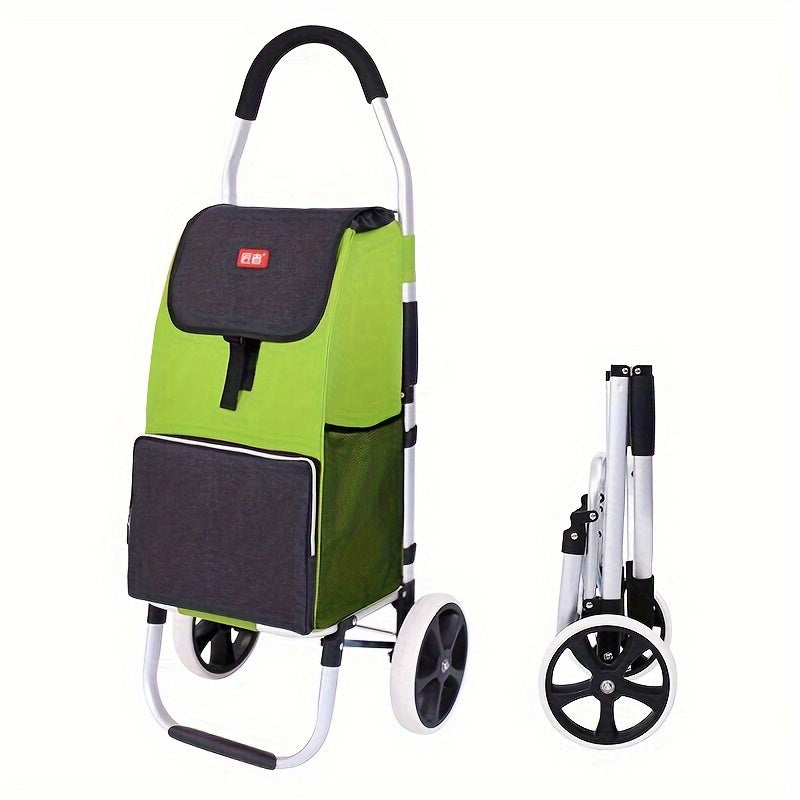 Folding Shopping Cart with Waterproof Trolley Bag Sports & Fitness > Golf > Golf Accessories - Tophatter Daily Deals