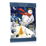 Magical Christmas Advent Calendar | Snowman Advent Calendar - 34x25cm Advent Calendar - Tophatter Daily Deals