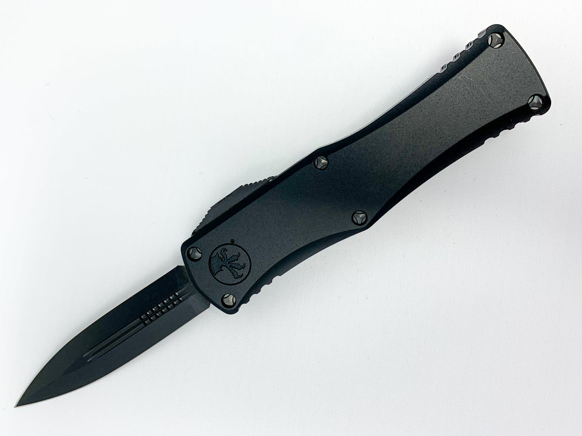 Microtech Hera - DLC Double Edge Dagger - Black Shadow Chassis - 702-1DLCTSH Automatic Knives - Tophatter Daily Deals