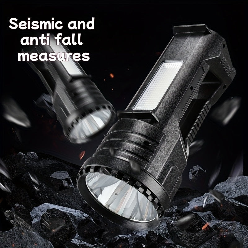 Camping Spotlight USB Rechargeable Flashlight Camping & Hiking - Tophatter Daily Deals