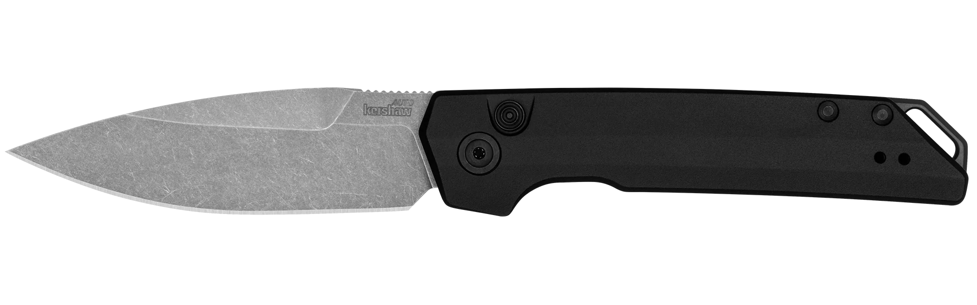 Kershaw Launch Iridium - Automatic - Black Aluminum Handle - CPM-MagnaCut - 7038 Automatic Knives - Tophatter Daily Deals