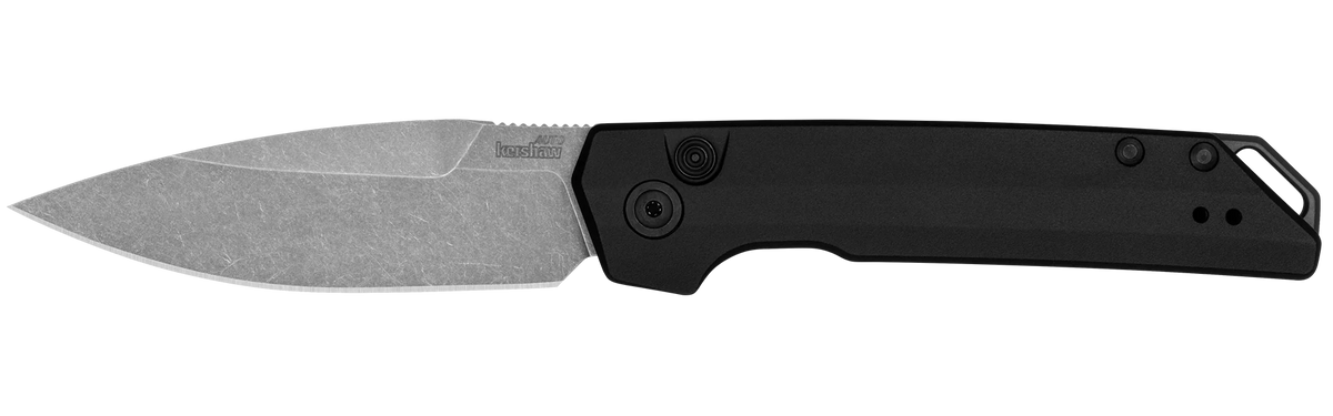 Kershaw Launch Iridium - Automatic - Black Aluminum Handle - CPM-MagnaCut - 7038 Automatic Knives - Tophatter Daily Deals