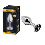 Alive Mini Metal Butt Plug Anal Pleasure Black Medium 7 cm x 3.4 cm Waterproof > Anal Range > Jewel Butt Plugs - Tophatter Daily Deals