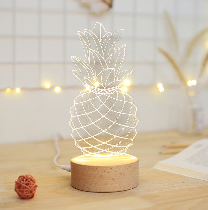 Bedside lamp pineapple table lamp 0 - Tophatter Daily Deals