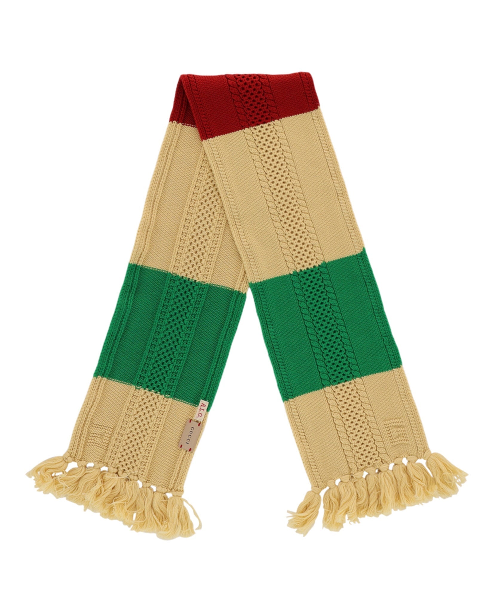 Gucci Knitted Wool Scarf Accessories - Tophatter Daily Deals