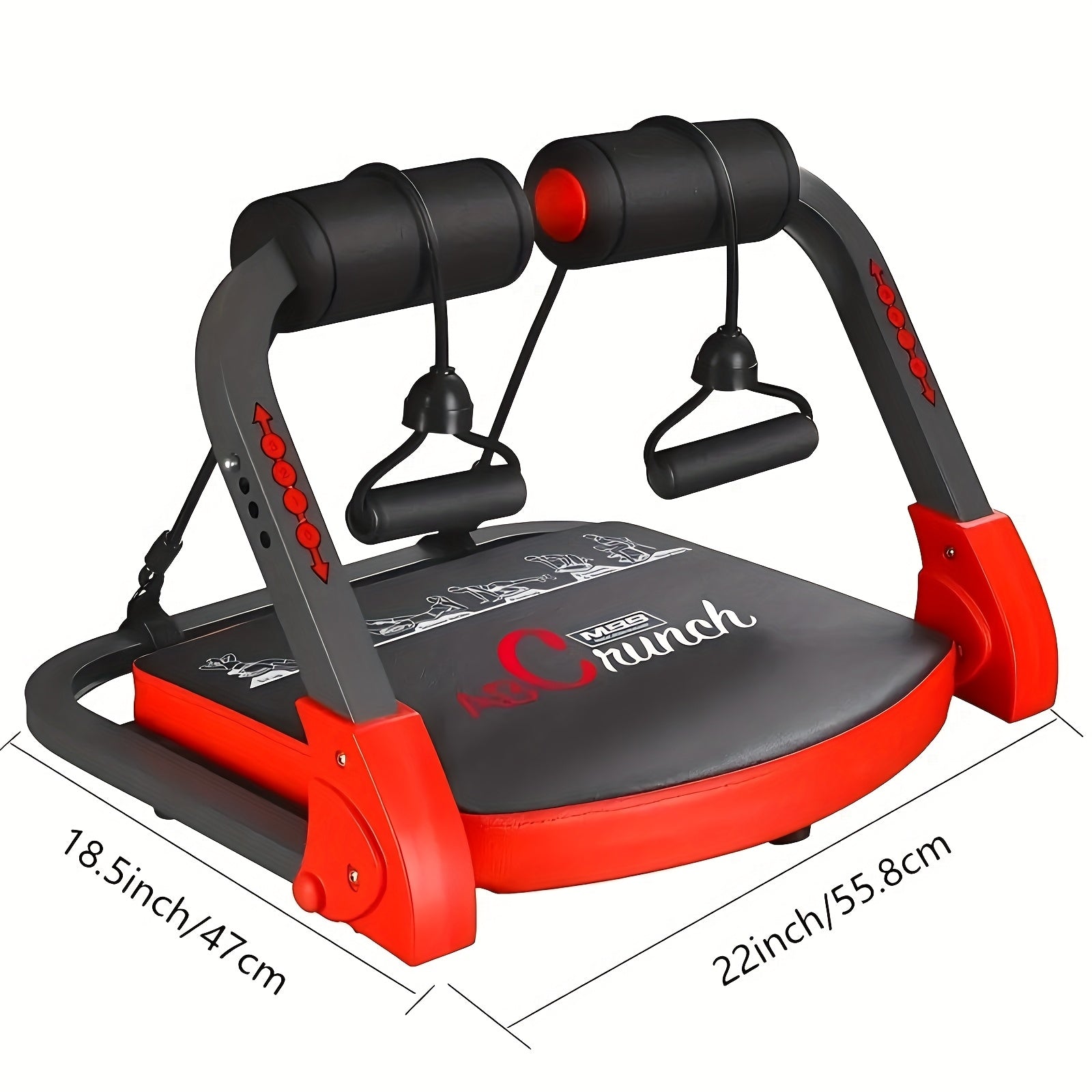 6-in-1 Abdominal Trainer Home Gym Equipment Fitness - Tophatter Daily Deals