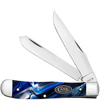 Case Trapper - Ocean Blue Smooth Kirinite - 70560 Traditional Knives - Tophatter Daily Deals